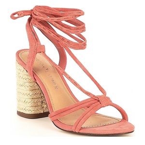 NWT GIBSON & LATIMER Tasha Strappy Suede Sandals